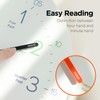 mooas 3D Numbers Modern Wall Clock, 12" Silent Non-Ticking Sweep
