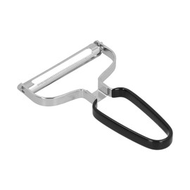 Vegetable Peeler Multifunctional Manual Fruit Cucumber Wide‑Mouth Peeling Tool for Cabbage Carrot(Black)