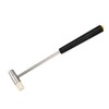 HARFINGTON Double Face Small Plastic Metal Hammer 7" Round Dual