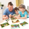 NASHRIO Wooden Puzzles Dinosaur Toys for Kids Ages 3-5, Set