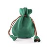 Battle-Merchant Leather Bag Money Cat Purse Made of Suede Viking