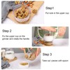Jaugufiy Manual Nut Grinder with Hand Crank Nut Chopper Peanut