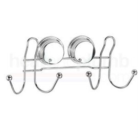 Croydex Twist N Lock Plus Double Robe Hook