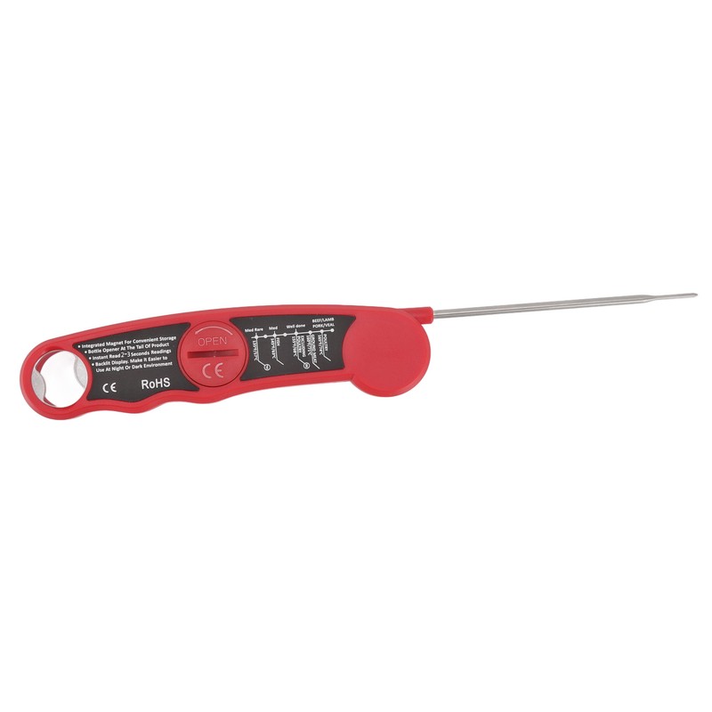 Digital Food Thermometer Meat Thermometer Probe with Magnet Backlight for