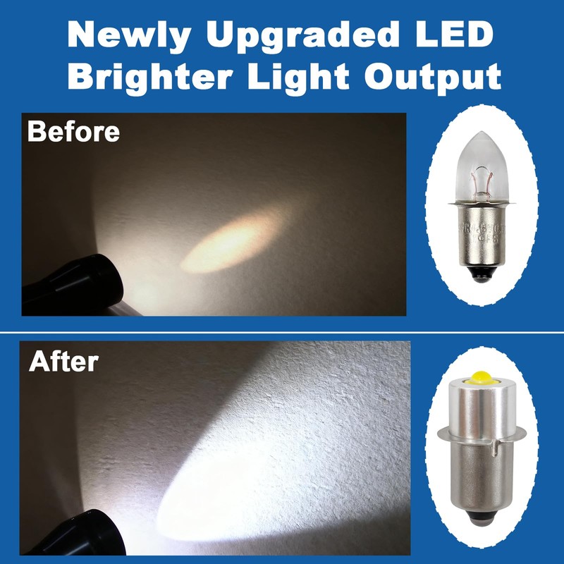 Swess LED Conversion Kit for Maglite LED Bulb 3-16 Cell