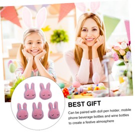 Baluue 1bag Easter Bunny Hairpins Accessories for Festive Styling Cute Cartoon Design for Clothing and Bags for Easter Celebrations