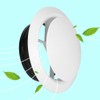 Tyenaza Round Air Vent Cover - White Ceiling and Wall