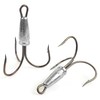 Sagging Hooks Snagging Weighted Treble Hooks,5pcs Weighted Treble Fishing Hook