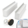 Memrita Window Air Conditioner Foam Block, 2 Pack U-Shaped Window
