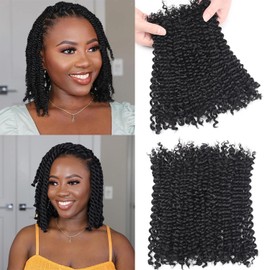 Afro Kinky Bulk Human Hair for Twist Braiding, Dreadlocks Extensions, Repair Locs,Afro Kinky Human Hair 1 Pack 50 Gram Natural Black Color 14 inches