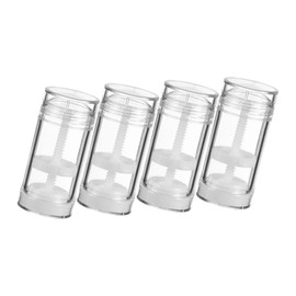 IWOWHERO Versatile Refillable Containers 4pcs Bottom-Fill Tubes Travel Size Sample Bottles