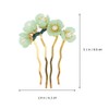 DOITOOL Versatile Jade Hairpin Chinese Design Elegant Hair Stick with