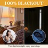 RYB HOME 100% Blackout Linen Curtains for Bedroom - Thermal