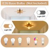 16 inch Flush Mount Ceiling Light, Gold Star Light Fixture,
