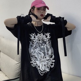 LAVASEON Arm Cover, Arm Warmer, Women's, Harajuku Type, Mass Production, Arm Sleeve, Unisex, Stylish, Mine-type, Finger Hanging, Gloves, UV Protection, Loose, Half Finger, Cold Protection, Loose,