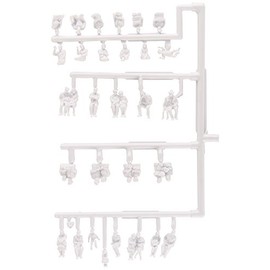 HO Scale Seated pssngrs unptd 36/