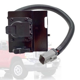 4 & 7 Pin Trailer Tow Wiring Harness Plug Compatible with Ford F250 F350 1999 2000 2001 Super Duty, Replaces# ‎YC3Z-13A576-CA