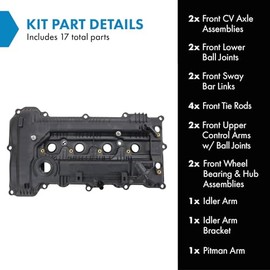 TRQ TRQ Valve Cover Compatible with 2014-2016 Kia Forte