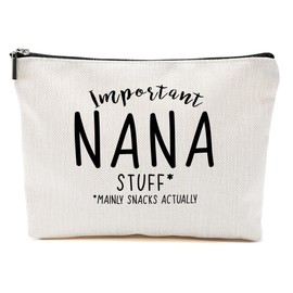 Gifts for Grandma, Nana Gifts Grandma Gifts Funny Makeup Bag, Grandma Birthday Gifts Cosmetic Bag, Gifts Ideas for Grandma Women Gigi Mimi, Christmas Mothers Day Grandmothers Day Gifts Toiletry Bag
