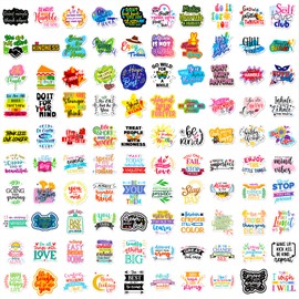 Inspirational Sayings Stickers, Beautiful Attractive Motivational Sticker Set, Waterproof Vinyl Aesthetic Stickers for Laptop, Water Bottles, Scrapbooking, Folders, Pack of 200