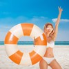 2PCS Large Swimming Pool Tubes Inflatable Pool Floats for Adult