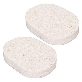 Esponjas Faciales Comprimidas - 2 Esponjas de Lavado Exfoliantes para Limpieza Facial Profunda - Almohadillas de Esponja de Spa de Belleza para Limpieza Cosmética