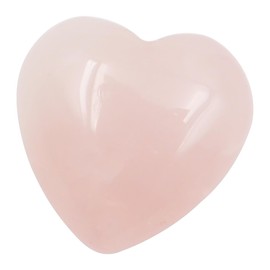 Sarini 10 PCS Rose Quartz Heart Crystals Natural Crystal Polished Healing Cute Mini Pocket Stones Palm Thumb Love Gemstones Set