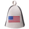 PetriStor Sauna Hat Flag USA - Sauna Hat for Men