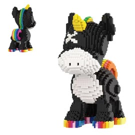VIIOVOIIV Rainbow Horse Micro Building Blocks Set(4500Pieces) Winktoys Horse Building Blocks Gift for Adult