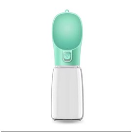 TravelPet Dog Water Bottle, Leak-Proof Portable Dispenser, 500 ml, Pink/Green/Blue (Green, ONE Size)