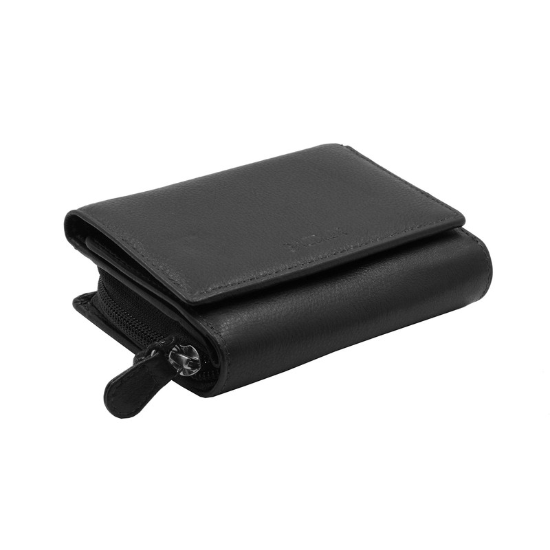 Saddler Genuine Soft Leather Trifold Ladies Wallet Boerse Wallet with