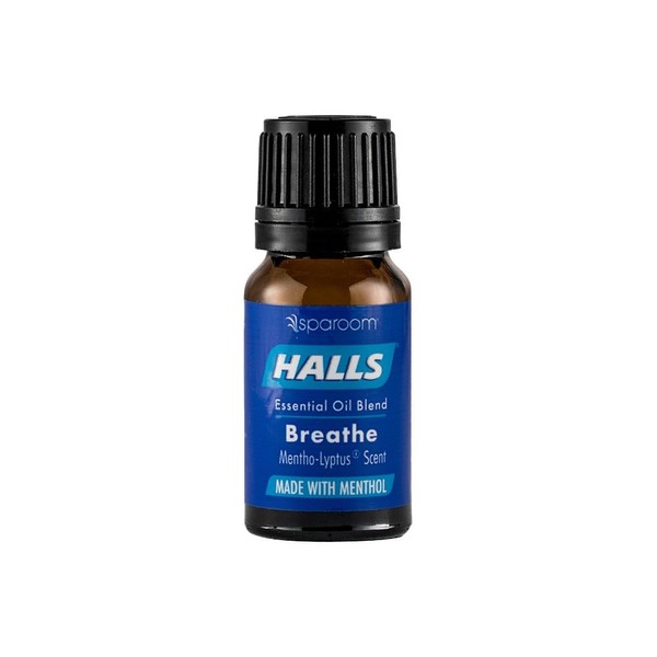Halls Breathe Menthol with 100% Pure Essential Oils Blend for Diffusers and Aromatherapy, 10 mL, Mentho-Lyptus Scent