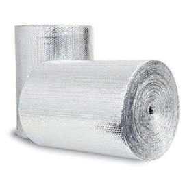 Reflective Foil Insulation Spiral Duct Pipe Wrap Double Bubble 8" X100' R8-24