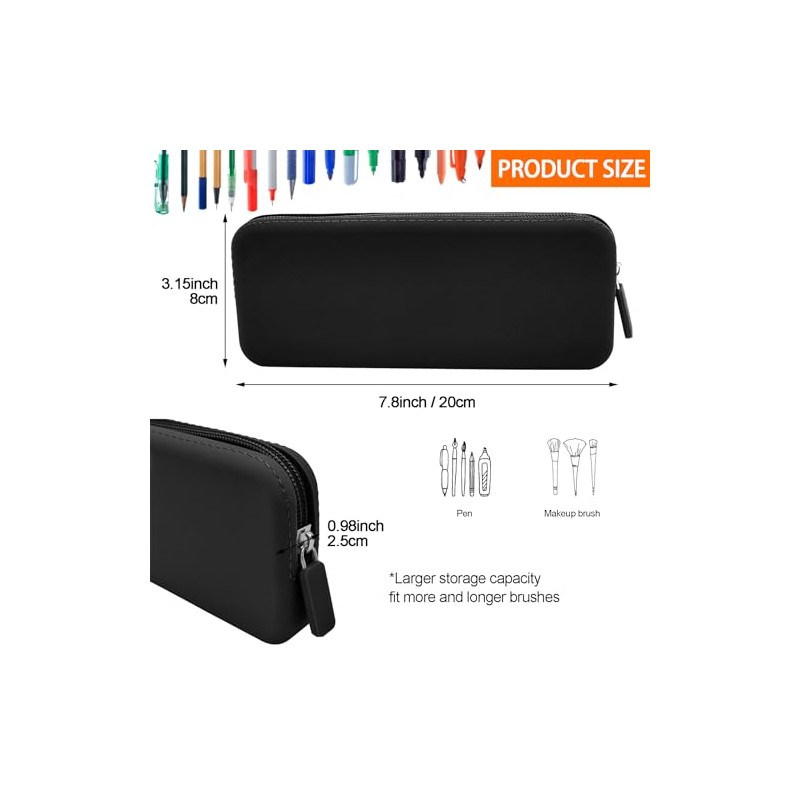 Scartink Estuche de Lápices de Silicona, Bolsa de Cosméticos de