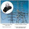MECCANIXITY 10Pcs AC 110V Electromagnetic Power Relay, 8-Pin 5A Power