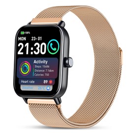 Harikiri Magnetic Straps Compatible with Fitpolo smart watch IDW13/IDW16/IDW19,22mm Metal Band for Woneligo W13,Veryfit IDW19,TOOBUR IDW26/IDW20/IDW16,FITVII HM57/HM78/H56,RUIMEN D1/H1 for Smartwatch