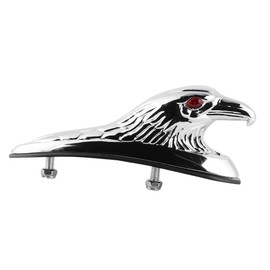 Motorcycle Ornament Fender Statue, Universal Motorcycle Front Fender Mudguard Decor Ornament Eagle Head Statue honda goldwing accessories
