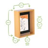 Nicola Spring 3D Deep Box Photo Frame - Standing Hanging