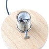 E26/E27 Table Lamp Holder Household Retro Wooden Lamp Base with
