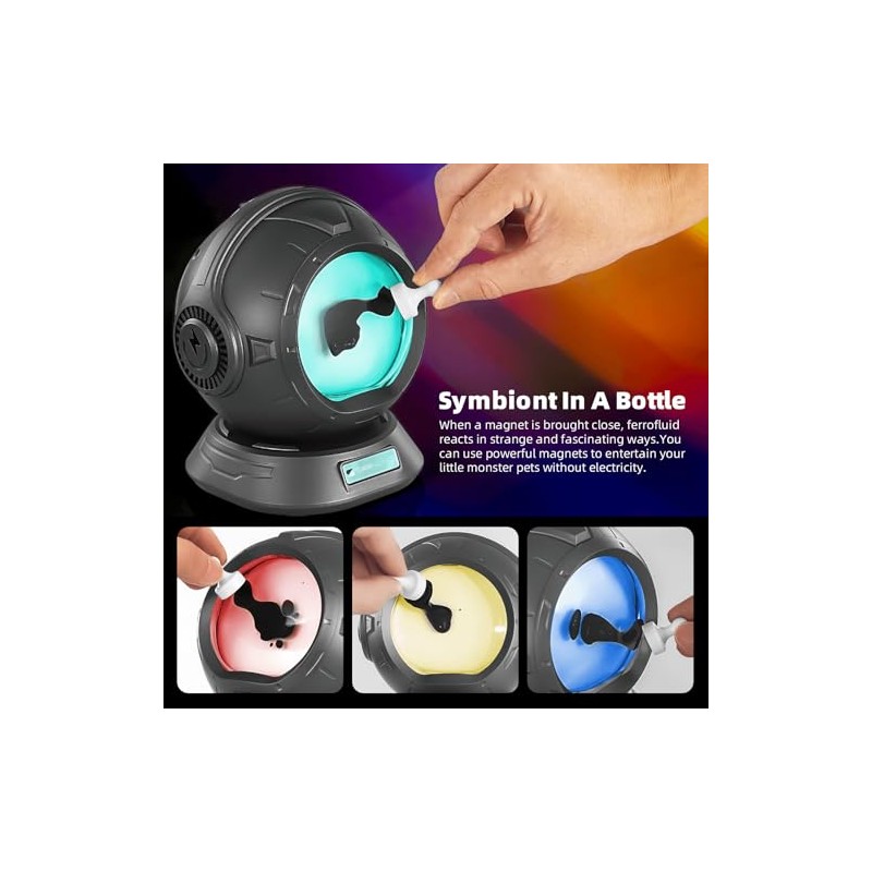 sovenomund Ferrofluid Speaker, Ferrofluid Audio Visual Speaker, Dancing Ferrofluid with