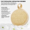 JYTDBCS Gesichtspeeling Luffa Pad Scrubber, manuelle Gesichtsreinigung und Make-up-Entferner-Bürste, 4