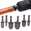 Pipe Expander, 6 Pieces Pipe Expander Bearings Steel Hex Handle