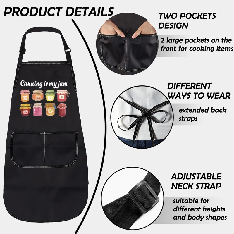 Canning Apron With Pockets Canning Is My Jam Canning Lover