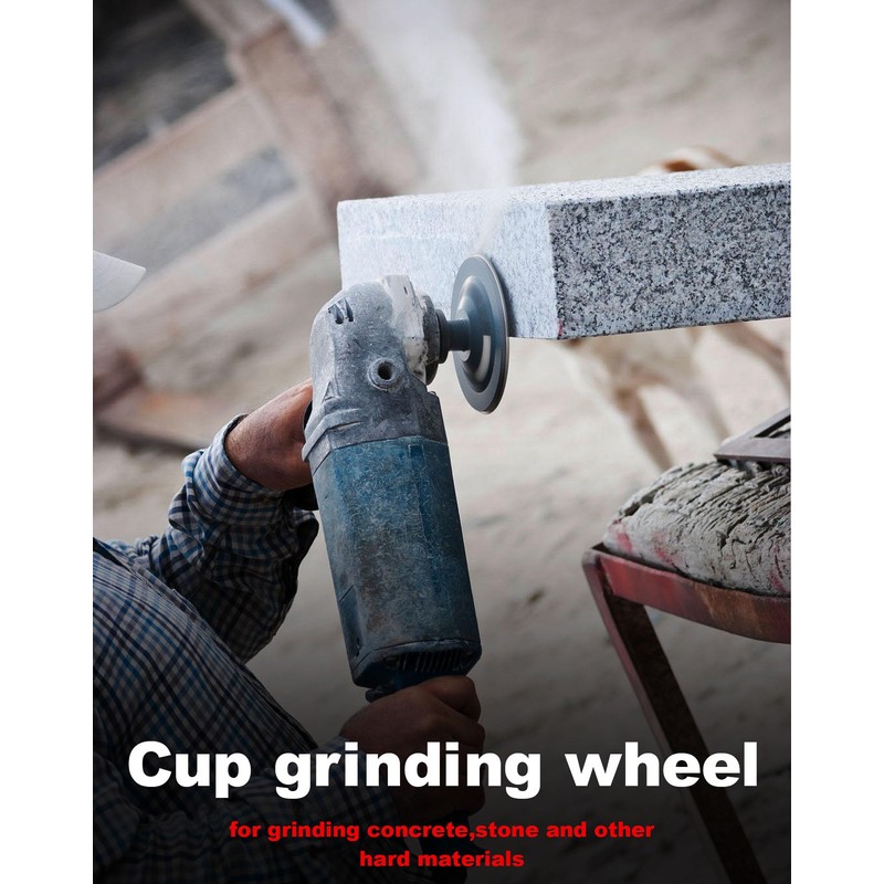 Casaverde 4" Granite Diamond Cup Wheels,100mm Diamond Resin Filled Cup