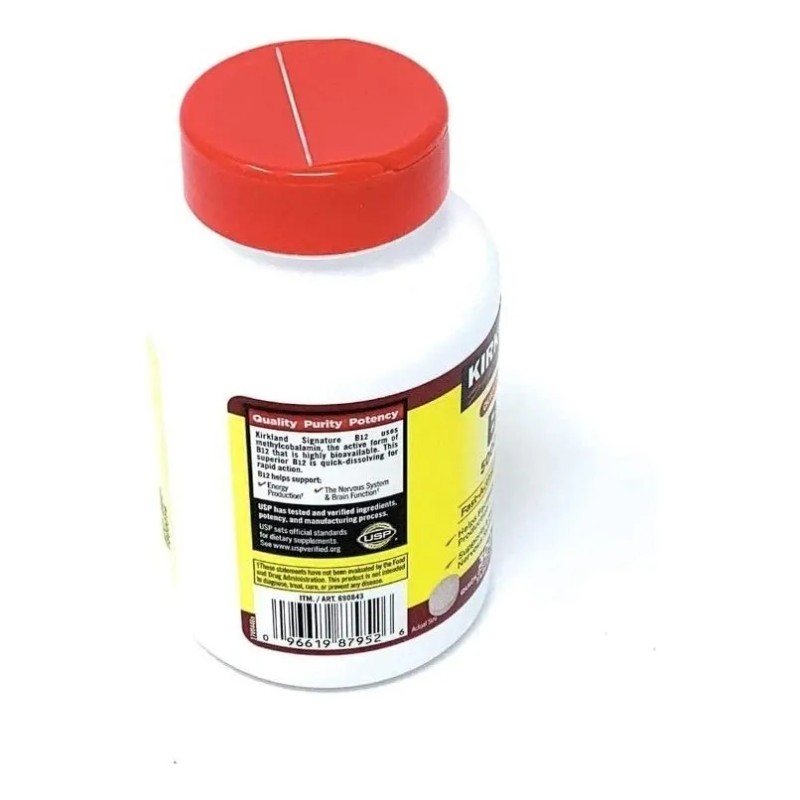 Vitamina B12 Quick Dissolve Sublingual 5000 Mcg 300 Tabs Kir