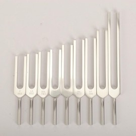 veonly Chakra Tuning Fork Set for Healing 9 PCS Tuning Forks with Reflex Hammer And Storage Bag, Aluminum Alloy Sound Healing Fork For Healing/Chakra/Sound Therapy, Buddhists Yoga Teacher