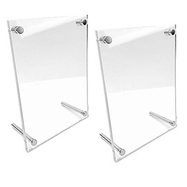 ST TS Trading Card Display Display Case Display Clear Case Storage, Clear, Set of 2