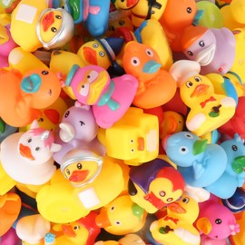 CICITOYWO Rubber Ducks Bath Toy in Bulk, Assortment Jeep Ducks for Jeep Ducking, Pool Rubber Ducky Floater Bathtub Toys Party Favors Birthday Gifts (25)