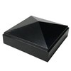 Decorex Hardware 2" x 2" Aluminum Pyramid Post Cap for