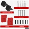 ZEHGCH 2PCS 12-36V Battery Quick Connect/Disconnect Electrical Connector Plug Kit